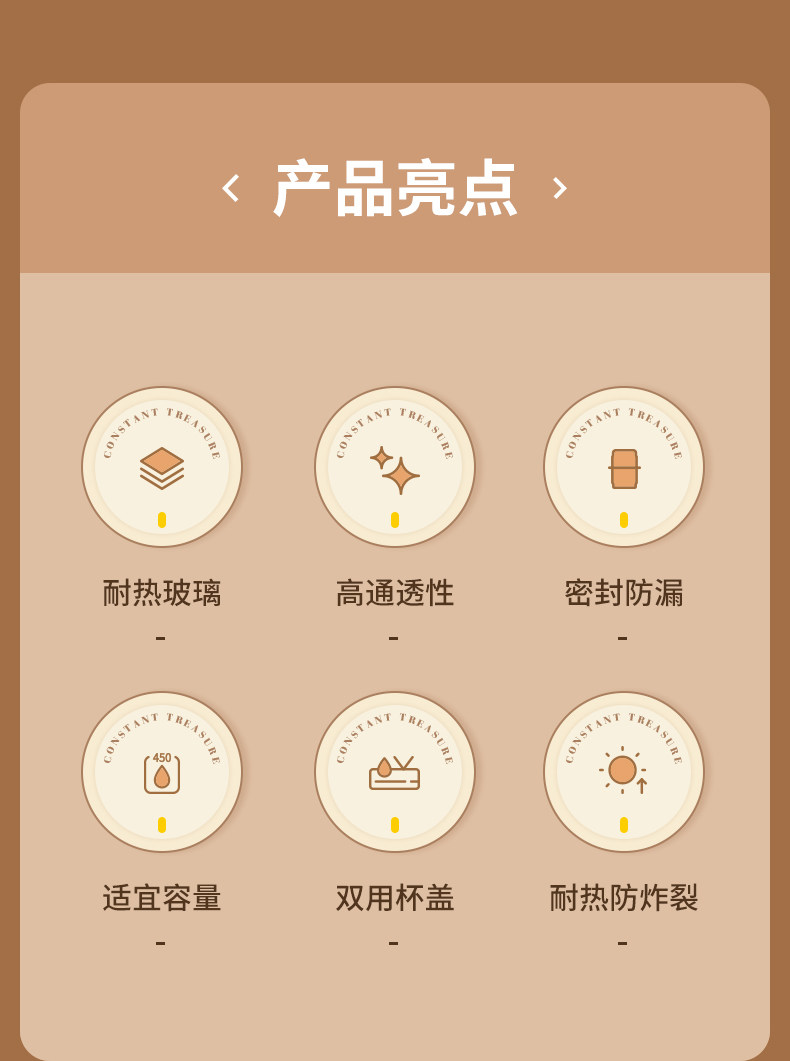奥克斯 高颜值玻璃吸管杯450ml 图2