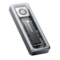 Master Yoda m2 solid state drive box nvme reader USB4 mobile hard drive external box with fan Thunderbolt 4