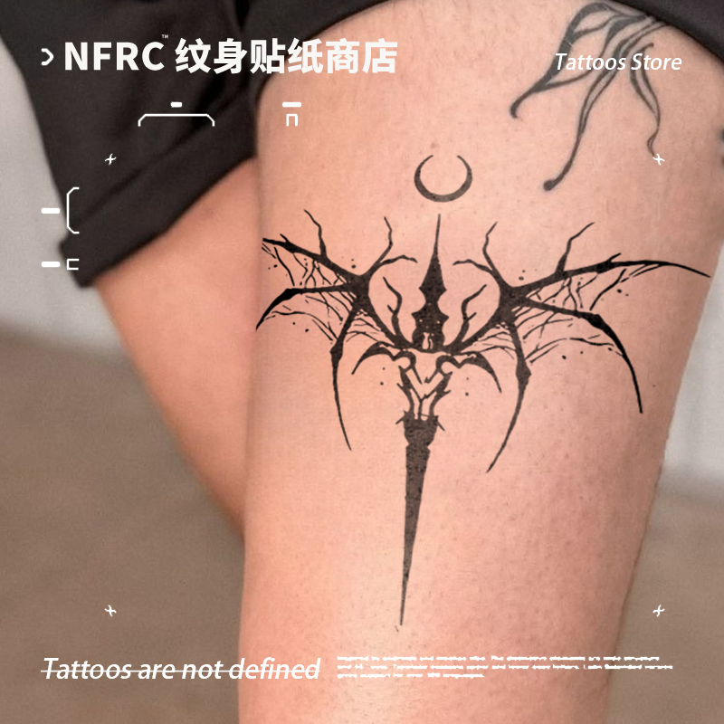 Sexy Devil Wings Herbal Juice Tattoo Stickers for Women and Men, Temporary Waterproof Tattoos, European and American Style New Style Sexy Devil Wings Herbal Juice Tattoo Stickers for Women and Men, Temporary Waterproof Tattoos, European and American Style New Style