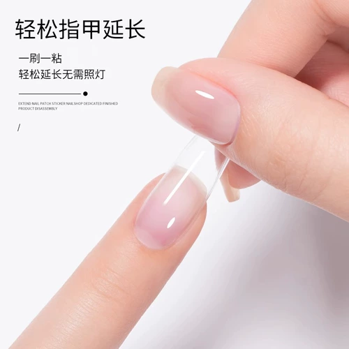 Клей для маникюра, накладные ногти с кистью, алмаз, прозрачный аксессуар, долговременный эффект