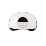 Руки с ноглером красная световая сухой светотерапевтическая машина для ногтя.