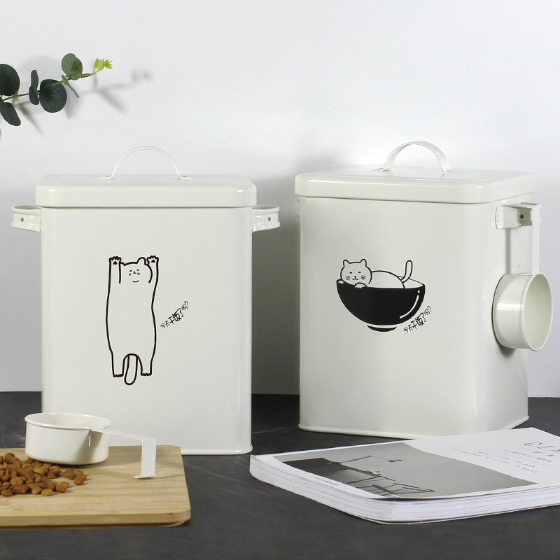 Pet Storage Barrel Dog Food Barrel Cat Food Storage Barrel Damp seal Large capacity Contained Storage Tank Grain Seal Barrel