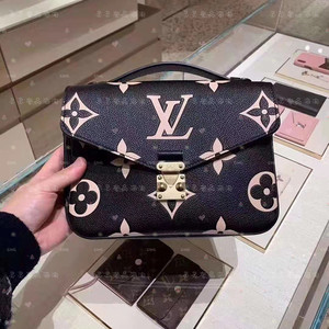 LV/路易威登新款Metis大字母经典老花邮差包大LOGO手提斜挎包女包