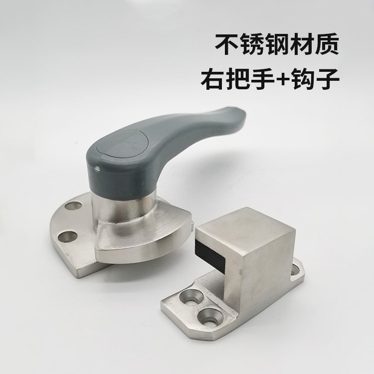 Steamer door handle Steaming cabinet handle Steaming cabinet handle Steaming cabinet steaming cabinet accessories Oven door stainless steel lock door buckle