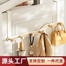 Wall-mounted clothes hanger without punching entrance door entrance clothes hook behind the door wall-mounted row hook high-end clothes hook