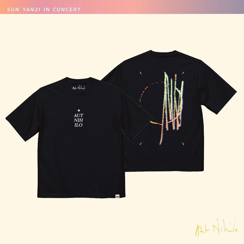 Shipped at the End of June / Son Yen-Zi's Concert Commemorative T-Shirt from the Album "After Sunset"/Night Black Shipped at the End of June / Son Yen-Zi's Concert Commemorative T-Shirt from the Album "After Sunset"/Night Black