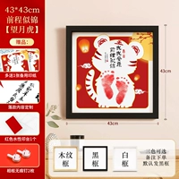 Индивидуальные 43x43 см-будущее яркое [глядя на Луну и Тигр] [доступны три цвета внешней рамы]