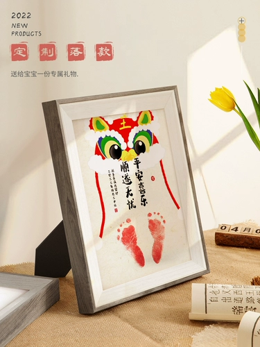 Детские отпечатки рук и ног для новорожденных для младенца, фоторамка, сувенир