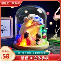 Birthday wedding love anniversary gift clone hand model couple hand mask plaster DIY homemade mold