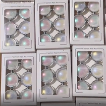 6Pcs Set 6 Colors Nail Aurora Powder Magic Mermaid Nail Art