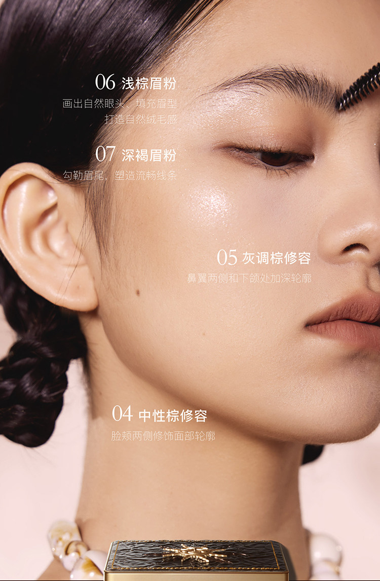 GIRLCULT 本草綱目 臉部綜合盤 02桃花臉 13g【膏狀質地 一秒融膚】【水光膏+霧面高光膏+腮紅膏+陰影】