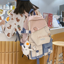 Babu Bean Bag Girl Junior High School Student Han Version Original Juku Wind Day Department 100 Hitch High School College Student Double Shoulder Bag Teenage Girl