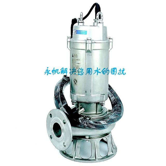 Yongfan 2.2KW3kw ສະແຕນເລດ submersible ສູບນ້ໍາເສຍທີ່ບໍ່ແມ່ນສະກັດ 4kw submersible sewage pump 5.5kw7.5KW ສູບ sewage