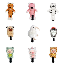 Tiger golf club cover driver head cover golf wood cover club protective cover head cover cartoon