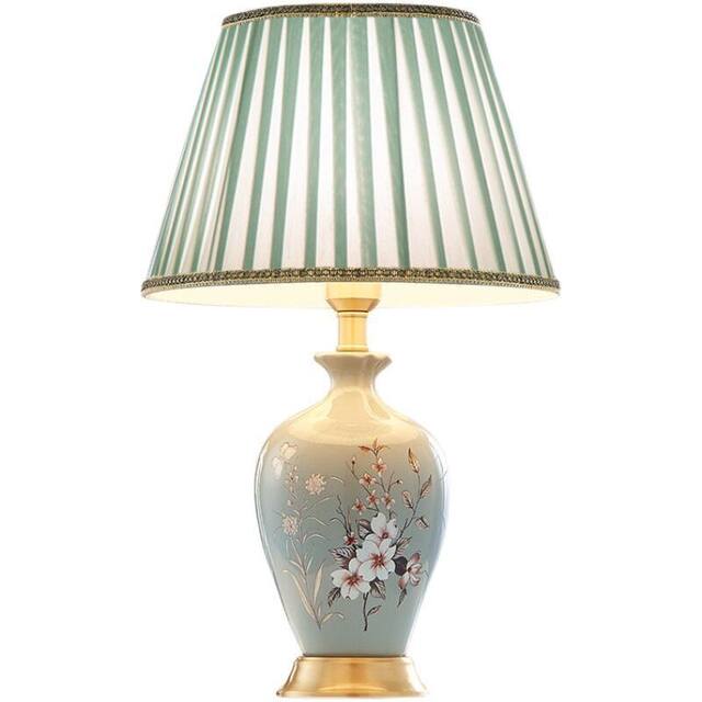 Modern Light Luxury Nordic Ceramic Table Lamp American Creative Style Study Room Living Room Cozy Home Hotel Bedroom Bedside Table Lamp
