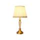 Table lamp European luxury American retro living room crystal lamp simple modern study bedroom restaurant remote control bedside lamp