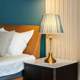 Table lamp European luxury American retro living room crystal lamp simple modern study bedroom restaurant remote control bedside lamp