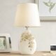 Table Lamp Bedroom Bedside Lamp Warm and Romantic Modern Simple Pastoral Living Room European Style Wedding Room Household Ceramic Table Lamp