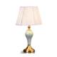 American Retro Bedroom Bedside Ceramic Table Lamp European Modern Simple Warm Creative Living Room Study Home Lighting Fixtures