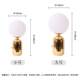 American style lamp modern simple personality Taiwan fashion creative designer showroom bedroom touch dimmable room bedside table lamp