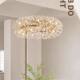 Dandelion Crystal Chandelier, Light Luxury Living Room Lamp, High-End Crystal Chandelier for Bedroom and Dining Room, Modern Creative Lighting for Clothing Stores
