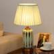 European-Style Table Lamp for Bedroom, Creative American-Style Study, Modern Ins Ceramic Lamp, Cozy Living Room, Master Bedroom, Light Luxury Bedside Lamp
