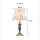 European-Style Living Room Table Lamp, Light Luxury Retro American Classical High-End Luxurious Warm and Romantic Wedding Room Bedroom Bedside Table Lamp