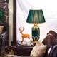 Luxurious High-End Ceramic Table Lamp in a Beautiful Style, Simple and Creative, Suitable for Bedroom Bedside, European-Style Villa, Hotel Lobby, and Clubhouse