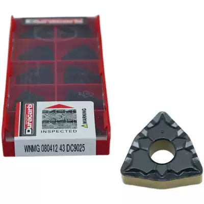 Durong Karp CNC blade WNMG080408 43 DC9025 Outer round peach-shaped open thick strong chip breaking steel parts