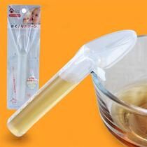 New product anti-choking with scale details baby medicine feeding spoon medicine feeder baby medicine auxiliary silicone spoon