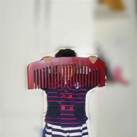 Large Comb Oversized Prop Oversized Wooden Comb Stage Props Comb Funny Drama Props Wood Comb Matt Stage Use
