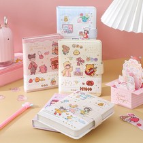 Mini Handbooks This Korean version Ins cute Girl Heart Notebook Benko High Yan Value Net Red notepad Girls Learn