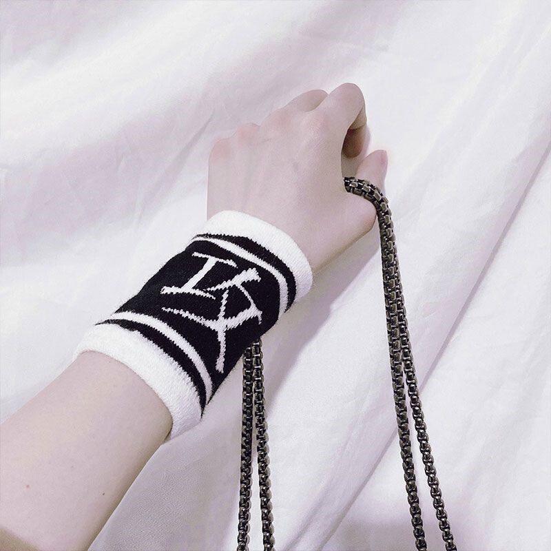2021 New National Trend Sleeve Sleeves Summer Dark Style Knitted Sports Wristbands Functional Tactical Wristbands for Men and Women Ins Trend