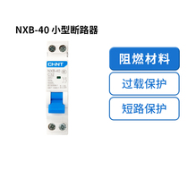 Chint NXB-40 household miniature circuit breaker C type air switch 1p N 20A 16A 40A double in and double out