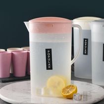 Cold Kettle Large Capacity Cool Kettle Cup High Temperature Resistant Home Drink Mug Suit With White Open Blisters Teapot Plastic