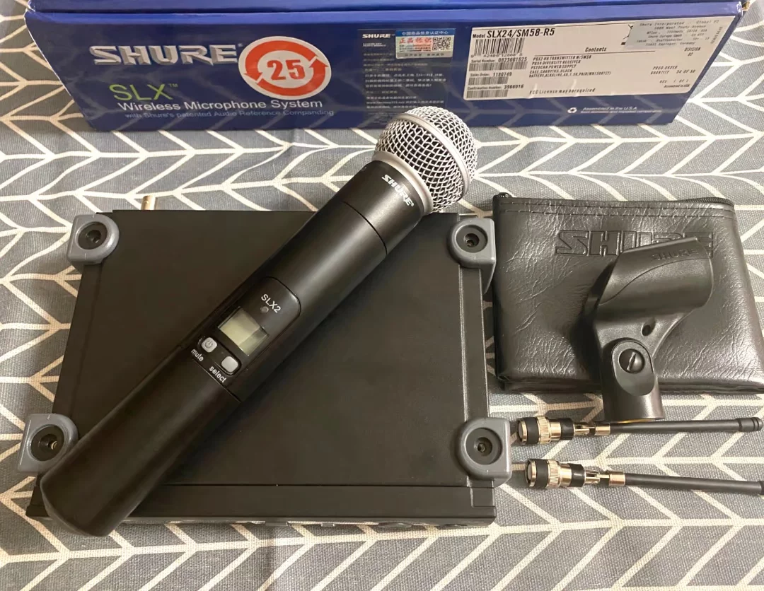 Genuine Shure/Shure SLX24/SM58 беспроводной динамический микрофон для сольного пения