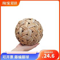 Hand-knitted ball school Cuju ball Burmese sepak takraw ball hydrangea prop ball ancient costume football childrens toy ball