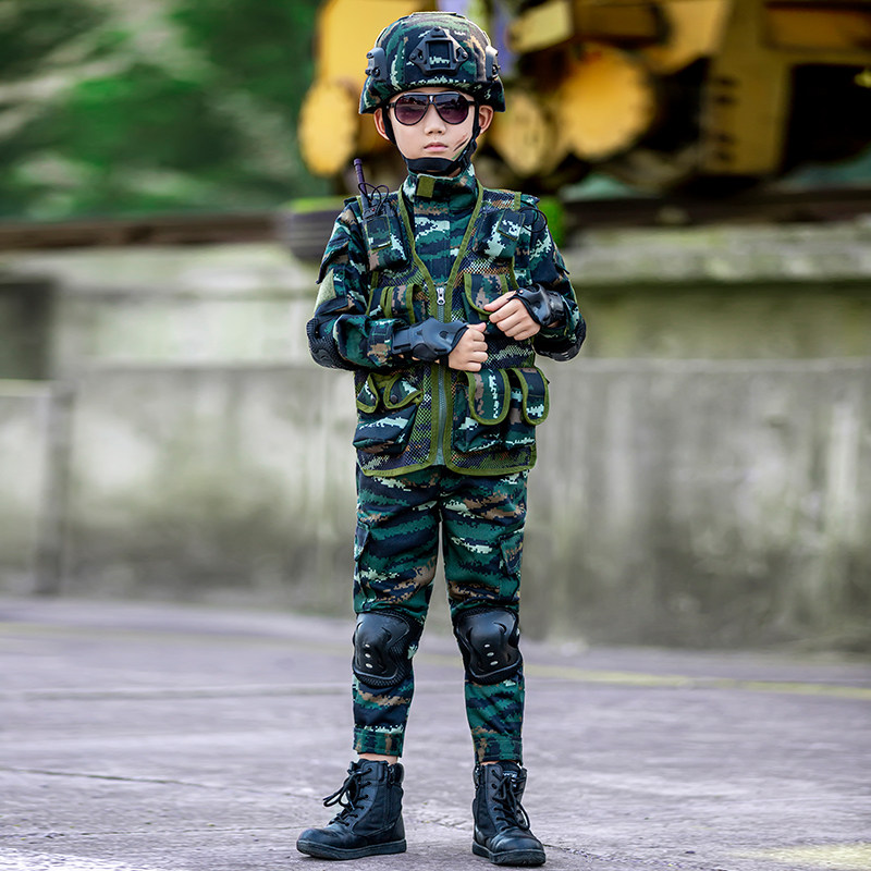 Children's camouflage uniforms special forces boys spring costumes performance costumes children's birthday gift costumes