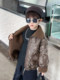 Boys' Fleece-Lined Jacket, Autumn and Winter 2025 New Style, Stylish Children's Leather Jacket, Cool and Handsome Baby Boy Winter Thickened Top