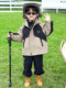 Boys' Padded Jacket Autumn and Winter 2025 Children's Fashionable Three-In-One Jacket for Boys Thickened Windproof Jacket