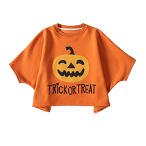 Halloween childrens costume cosplay boys and girls pumpkin bat shirt cloak cloak kindergarten performance costumes
