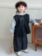 Boys' Autumn Suit 2025 New Cool and Handsome Children's Clothing Long-Sleeved Sweatshirt Autumn Style Boys' Leather Jacket Vest Three-Piece Set