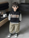 Boys' Autumn Outfit Set 2025 New Children's Shirt Vest Three-Piece Set Cool and Stylish Boys' Spring and Autumn Casual Cargo Pants
