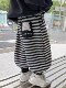 Girls' Fleece-Lined Sweatpants Autumn and Winter 2025 New Stylish Children's Fleece Pants Thick Striped Long Pants for Girls
