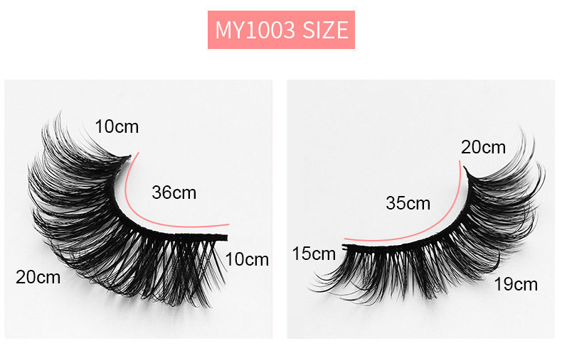 LOMO камера 10 pairs 8d mink hair natural curl thick false eyelashes