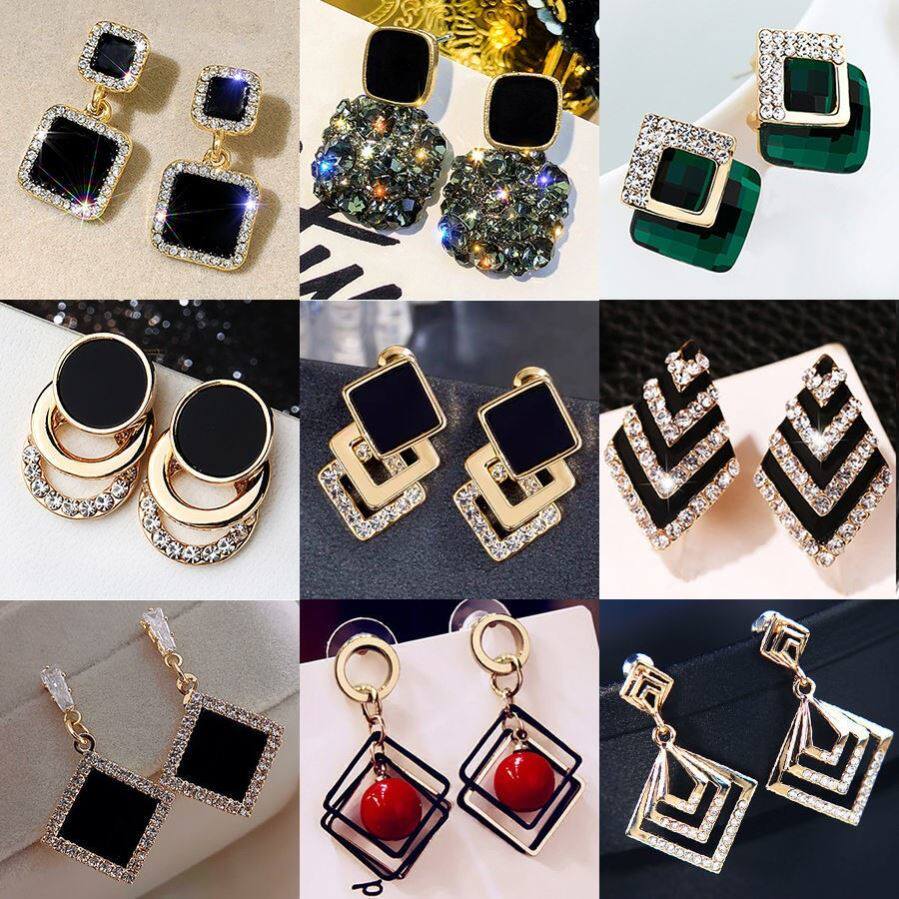 Net Red 2020 New Tide Earrings Woman Temperament Superior Atmospheric Earbuds Ear Pendant Blasting style 2021