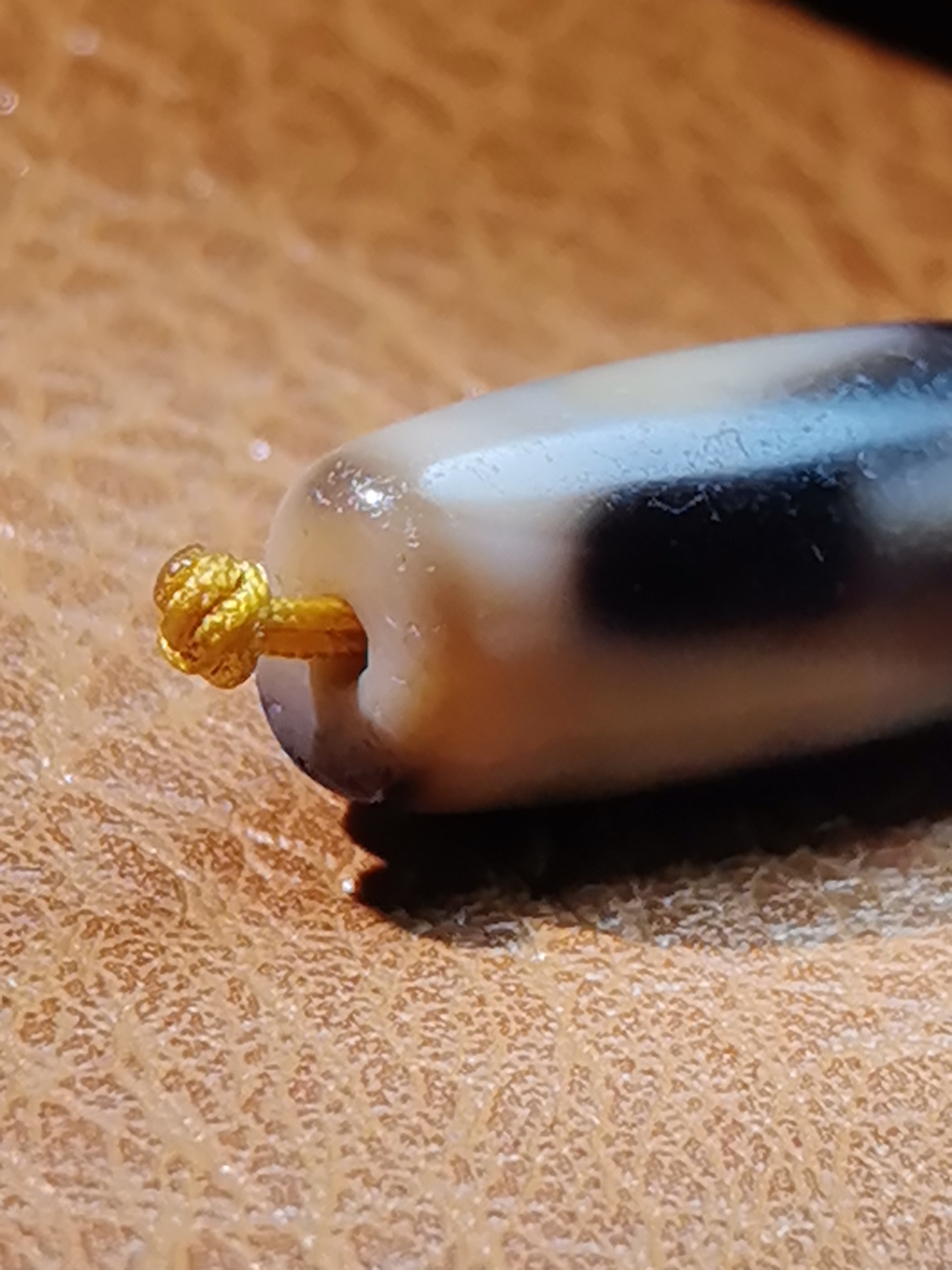 25年最新！虎牙天珠藏传至纯九眼石页岩玉髓玛瑙真品油润细腻温润