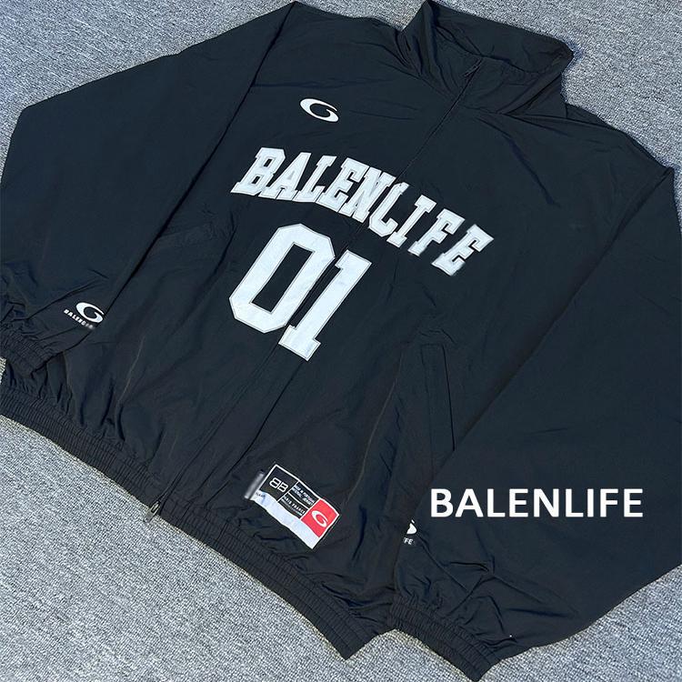25Ss Basketball Series No. 01 Basketball Jersey Sports Jacket with Ring Embroidery Letters Stand Collar Casual Thin Jacket