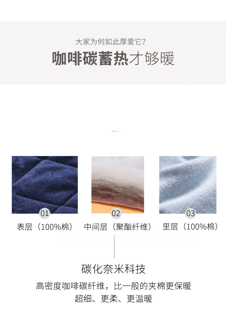 Áo choàng cotton tiêu chuẩn Mỹ mới mùa thu nam mùa đông và áo choàng ba lớp dày áo choàng tắm ấm áp phục vụ nhà mùa xuân và mùa thu áo choàng lông cừu