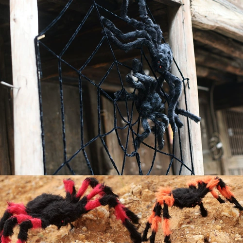 Реалистичная большая игрушка, xэллоуин, паук, 1.5м